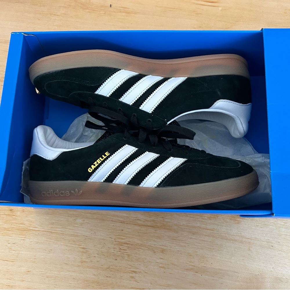Black Adidas Gazelle Indoors - New in Box